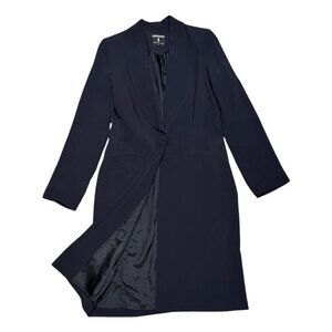 SUMMUM Woman Luxury Designer Long Blazer Trench Blouse Duster Womens Size Small